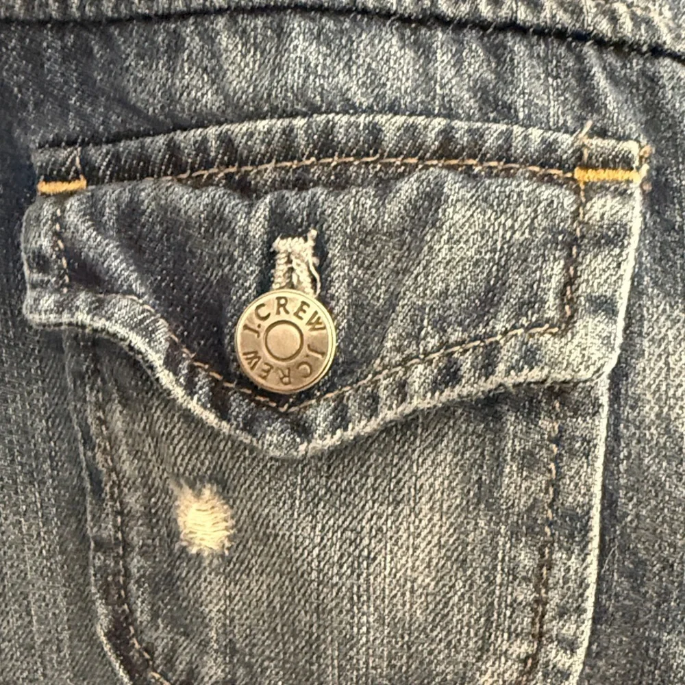 J. Crew Distressed Denim Jacket